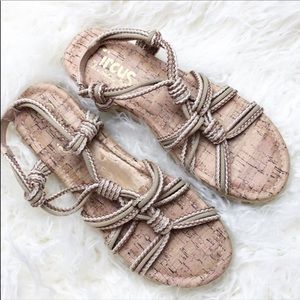 Sam Edelman rope sandals sz 7 1/2